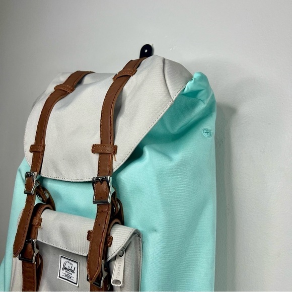 Hershel Supply Blue Mint Little America Mid Volume Backpack main image 8